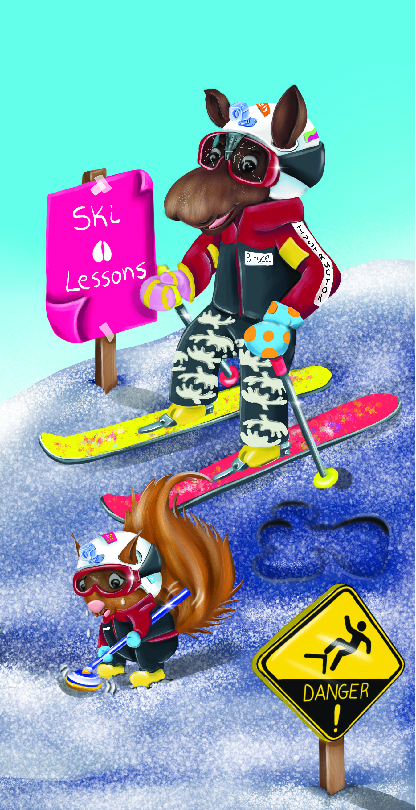 Bruce story illustration